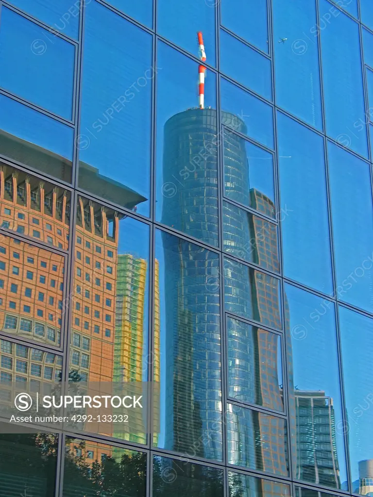 Reflection of Buildings on Windows.