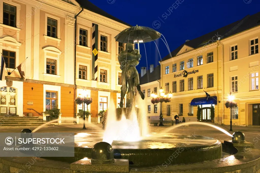The Fountain on the Town Hall Square in Tartu
