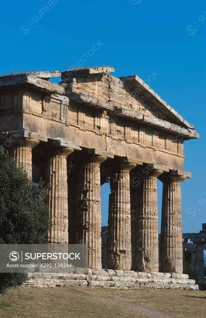 Campania, Paestum, the Poseidon temple