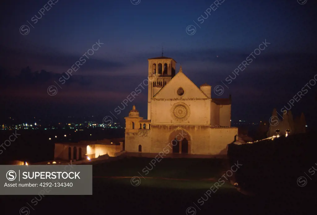 Umbria, Assisi, Saint Francis church
