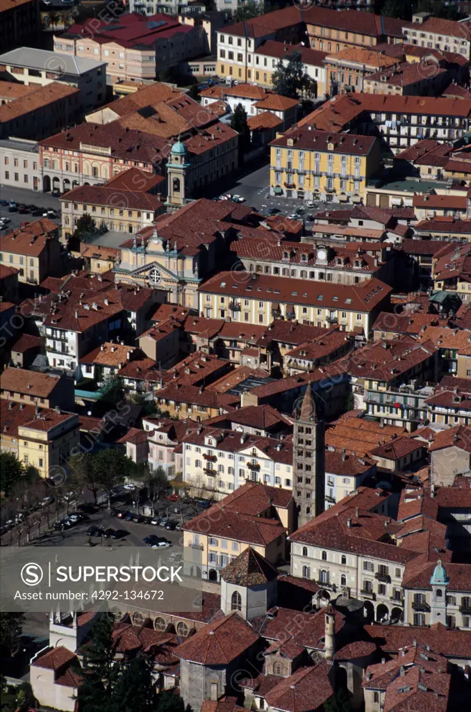Piedmont, Biella, aerial view