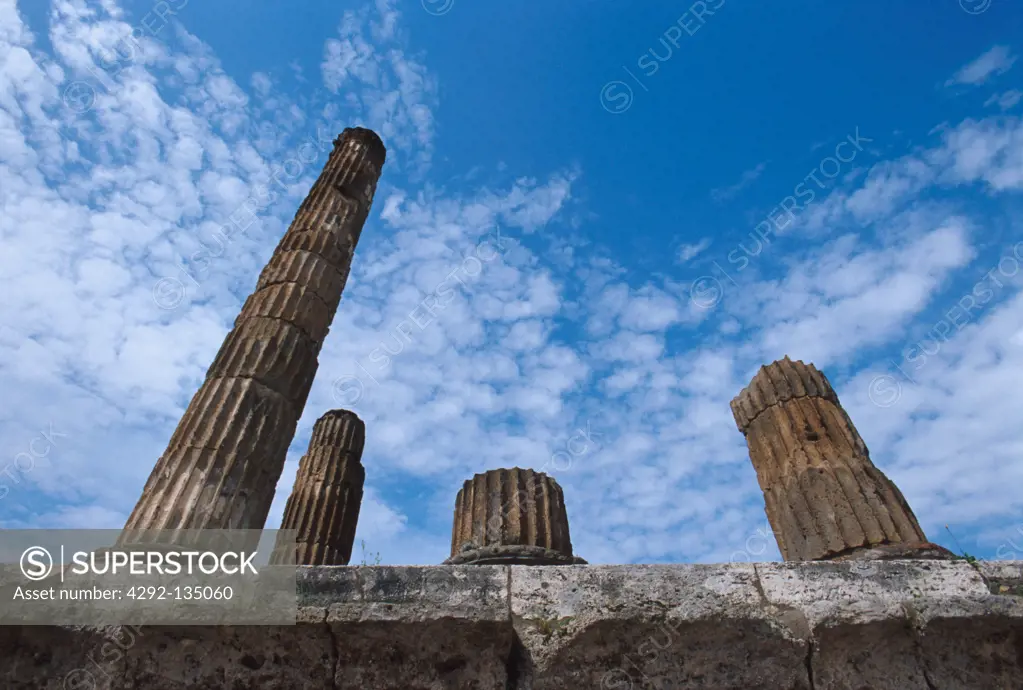 Campania, Pompei, the roman ruins