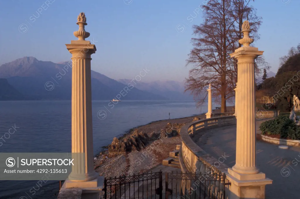 Lombardy, Bellagio, Villa Melzi, lake Como