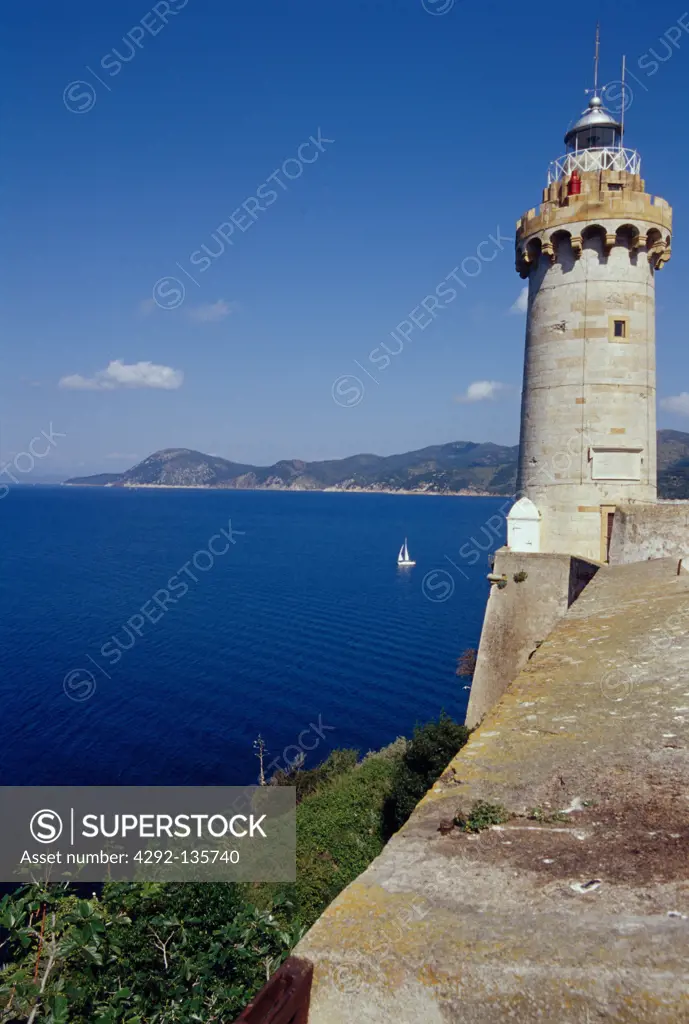 Tuscany, Elba Island, Portoferraio the lighthouse