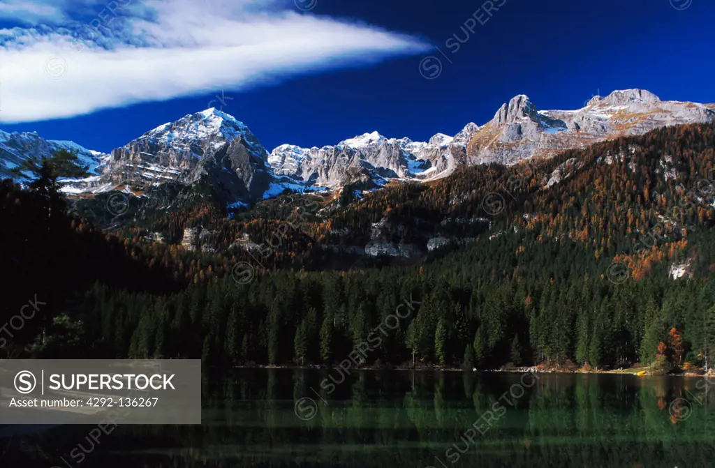Trentino Alto Adige, Regional  Park of Adamello. Lake