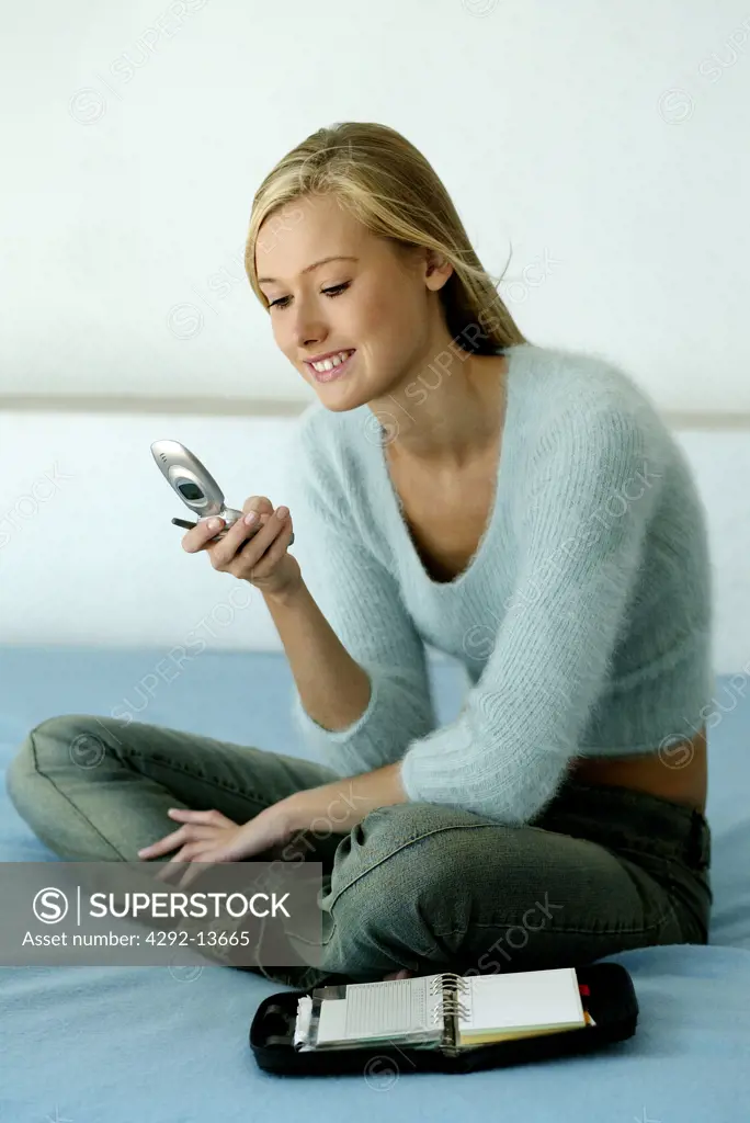 Woman with mobile