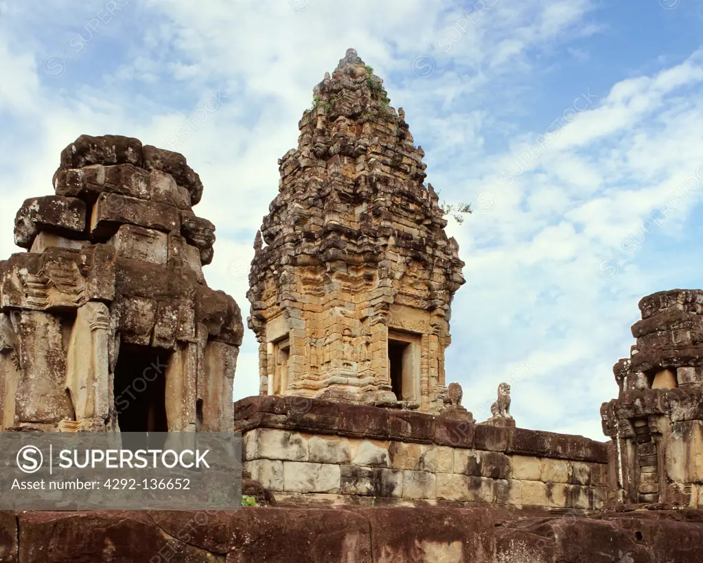 Cambodia, Bakong, Roluos temple