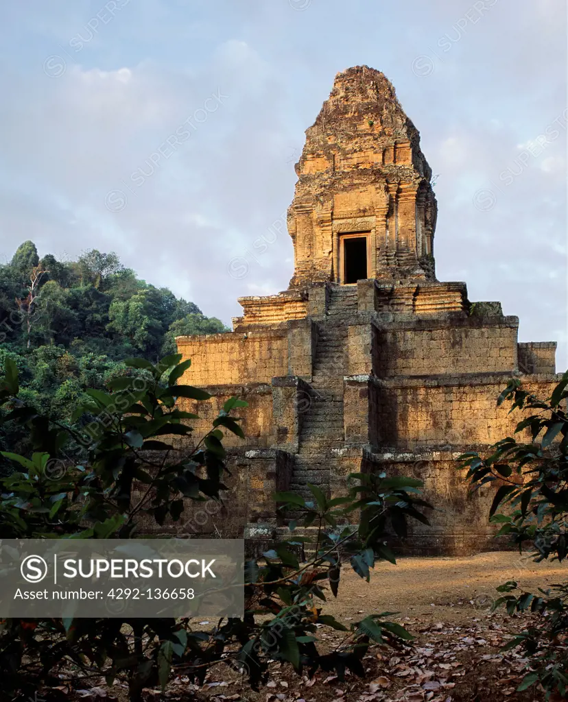 Cambodia, Angkor, Baksei Chamkrong temple
