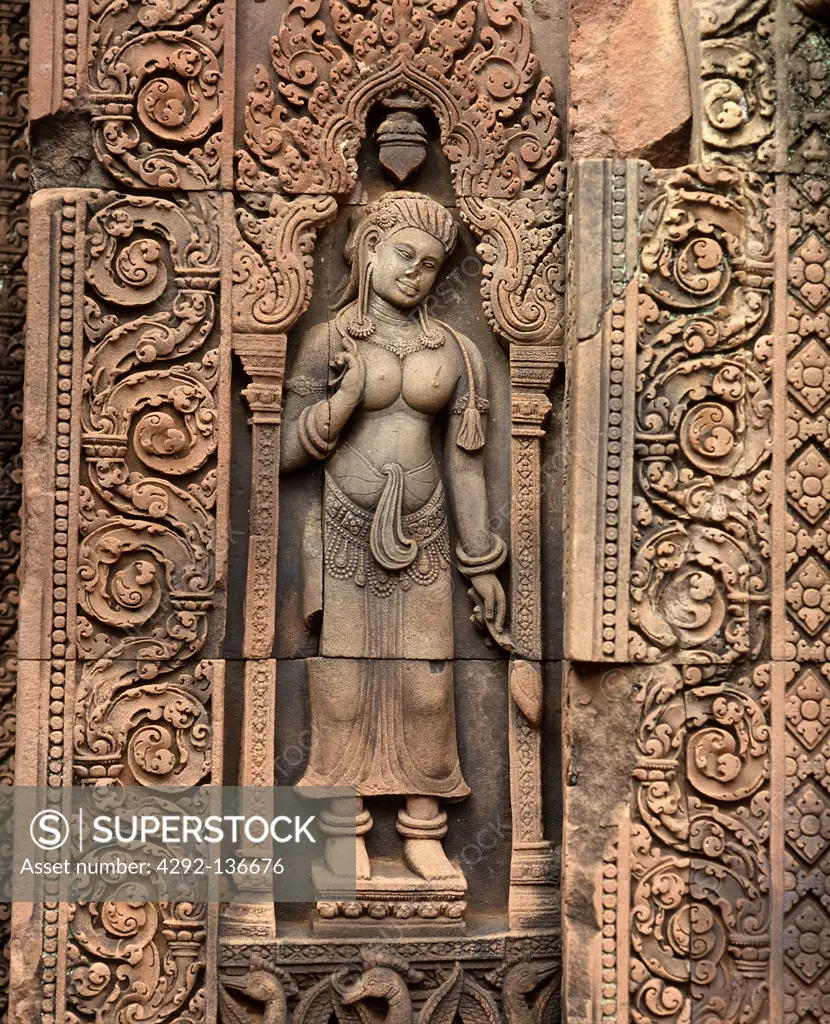 Cambodia, Angkor, Banteay Srei temple