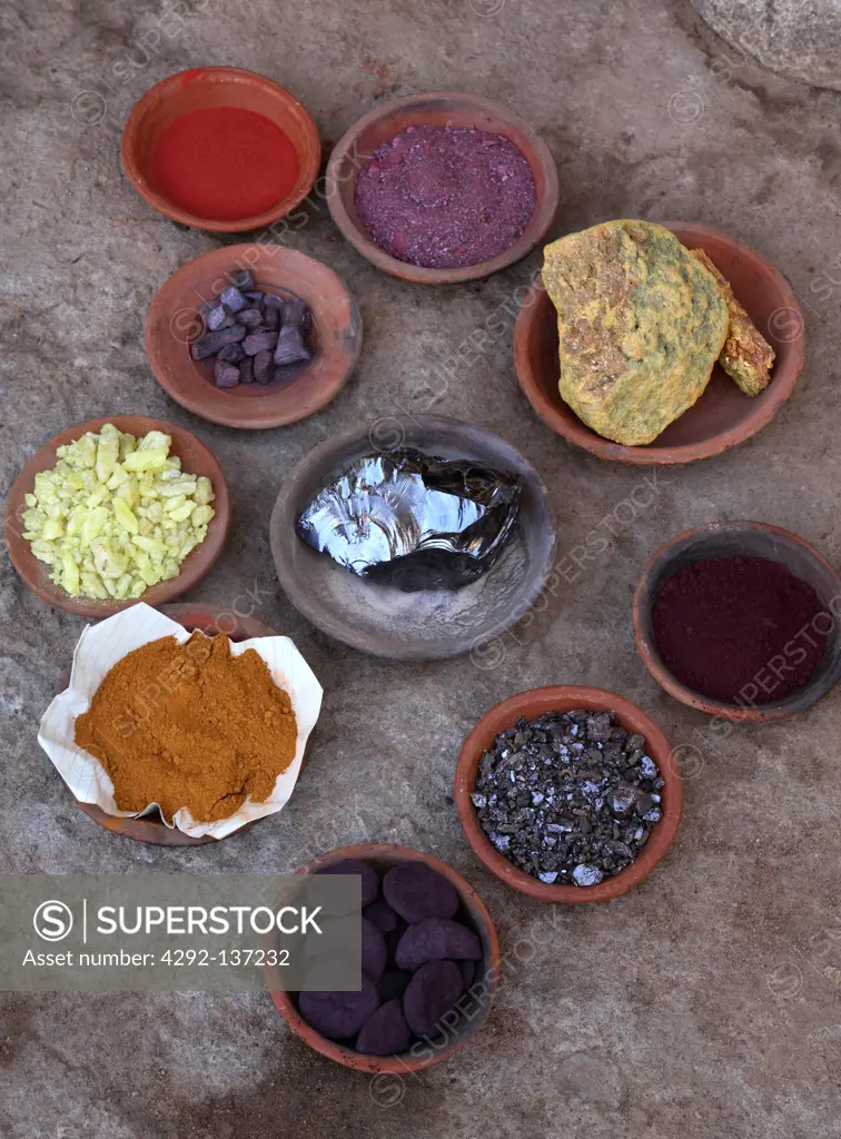 Ayurvedic mineral ingredients used by Siddha medicine