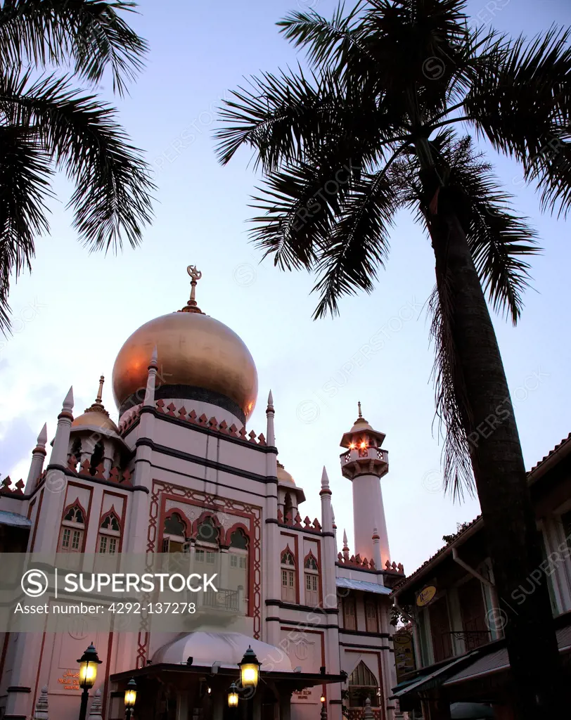Singapore, the Sultan Mosque in Kampong Glam