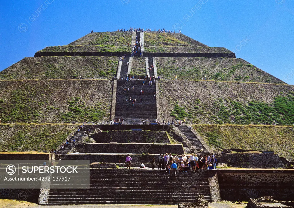 Mexico, Teotihuacan, the Sun Pyramid