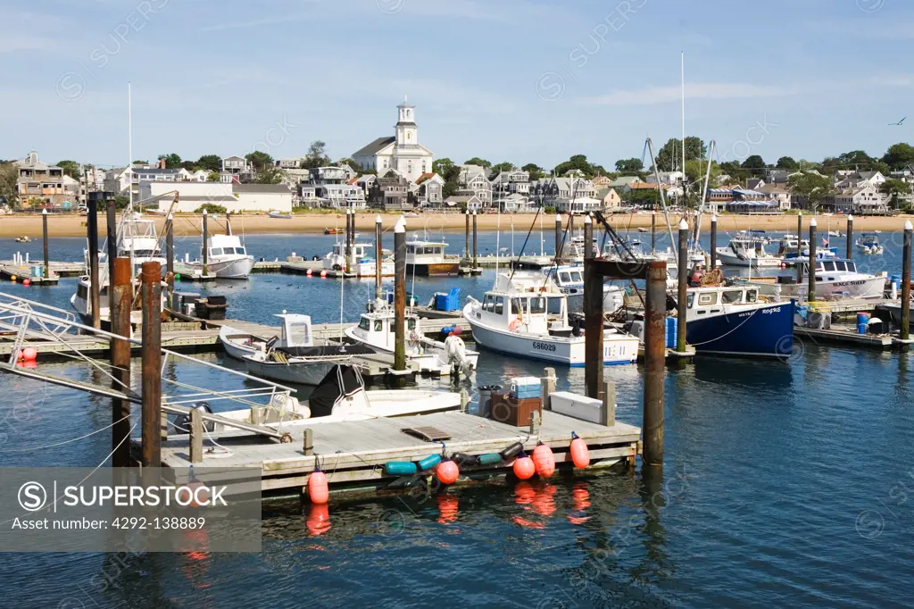Usa, Massachusetts, Cape Cod, Provincetown, the harbour