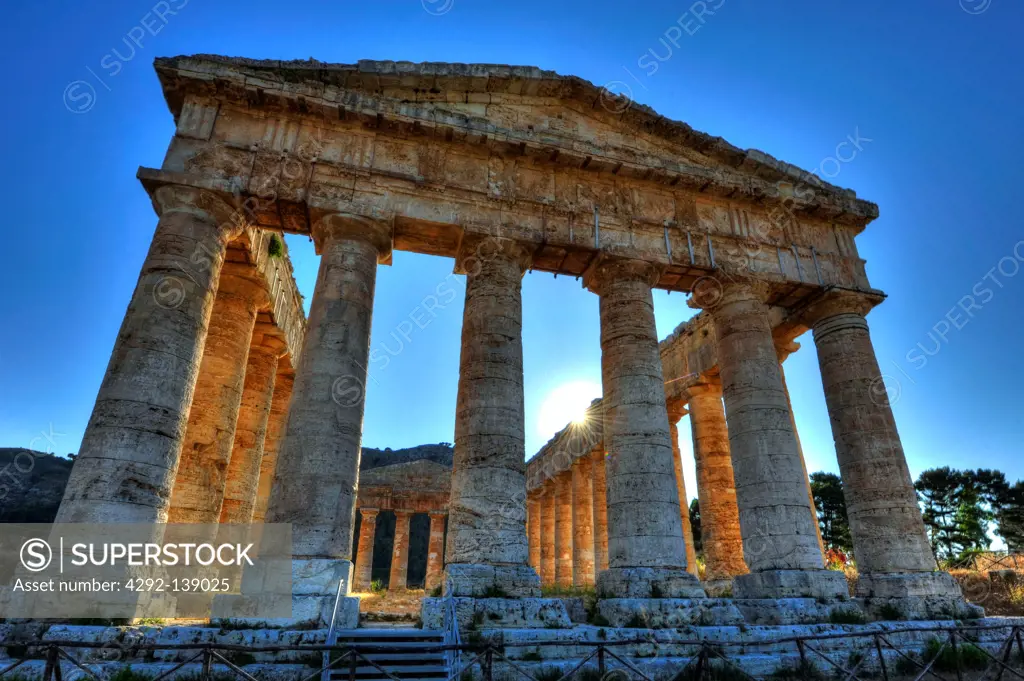 Italy, Sicily, Segesta, the Greek Temple ruins