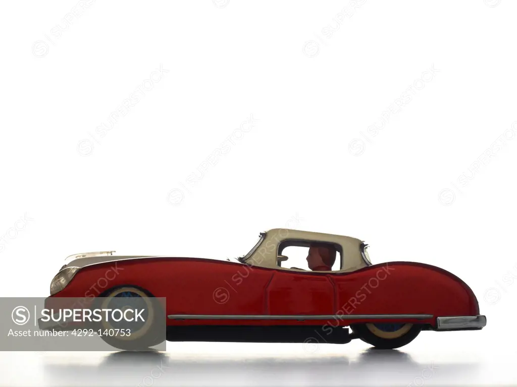 Old tin toy model car
