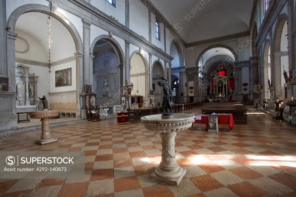 Italy, Veneto, Venice, San San Francesco della Vigna church