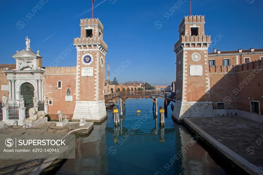 Italy, Veneto, Venice, the Arsenale