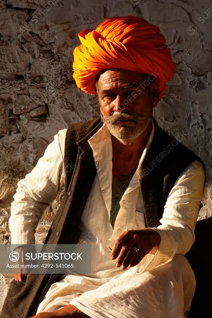 Asia, India, Rajasthan, man portrait