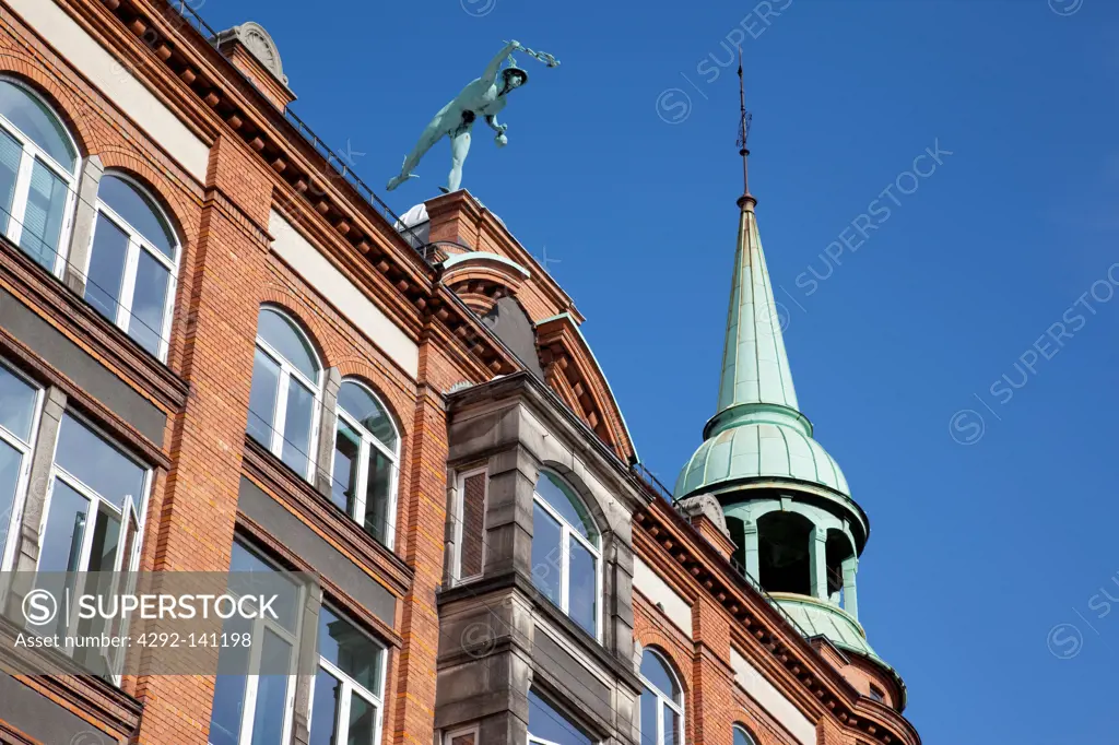 Denmark, Copenhagen, architecture in the city centre
