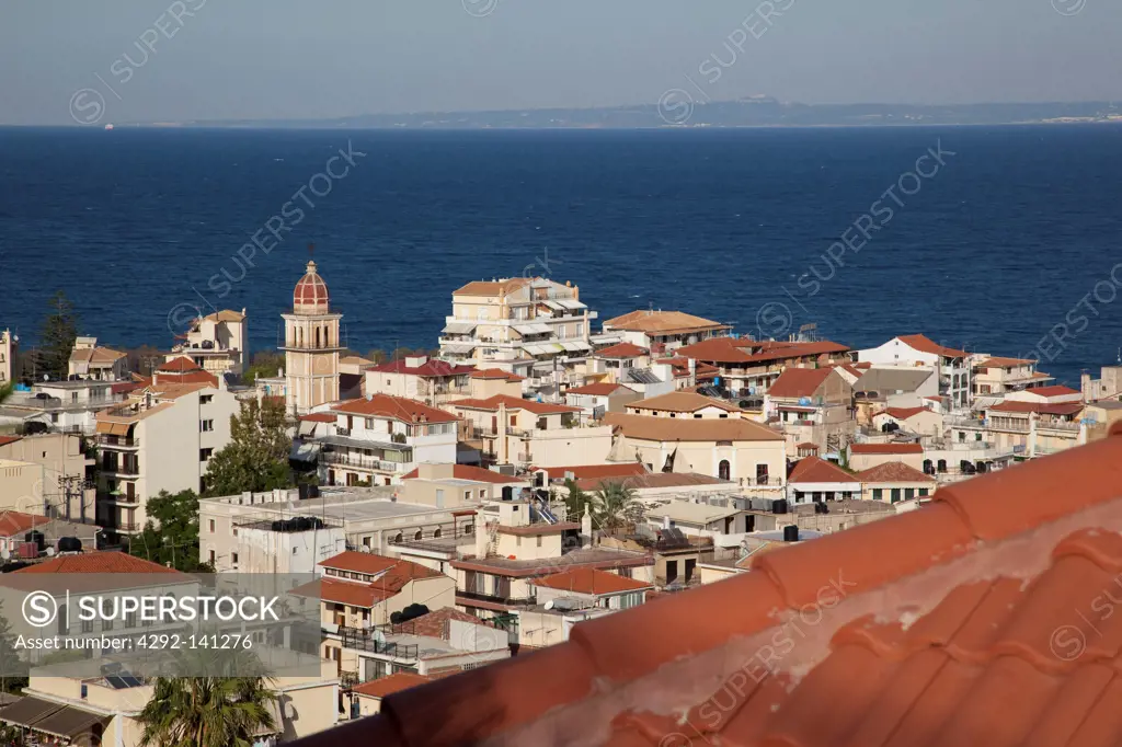 Greece, Ionian Islands, Zante, view of the town