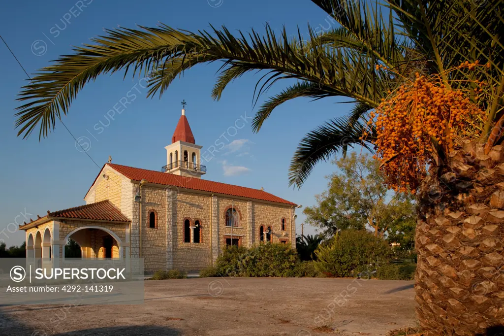 Greece, Ionian Islands, Zante, Keri peninsula, small church