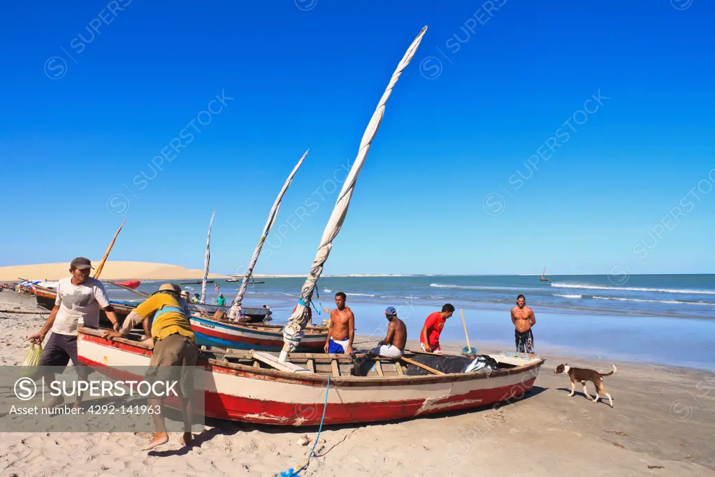 Brazil, Ceara State, Jeriocoacora, the beach