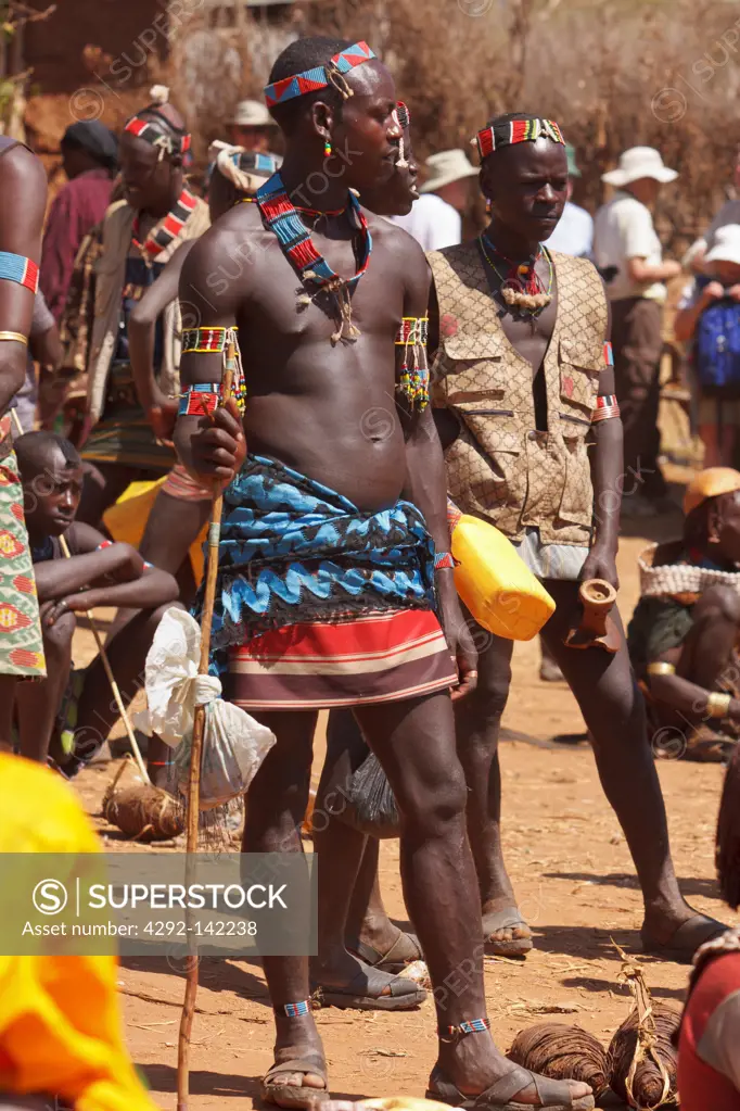 Africa, Ethiopia, Key Afar, Banna tribe warrior