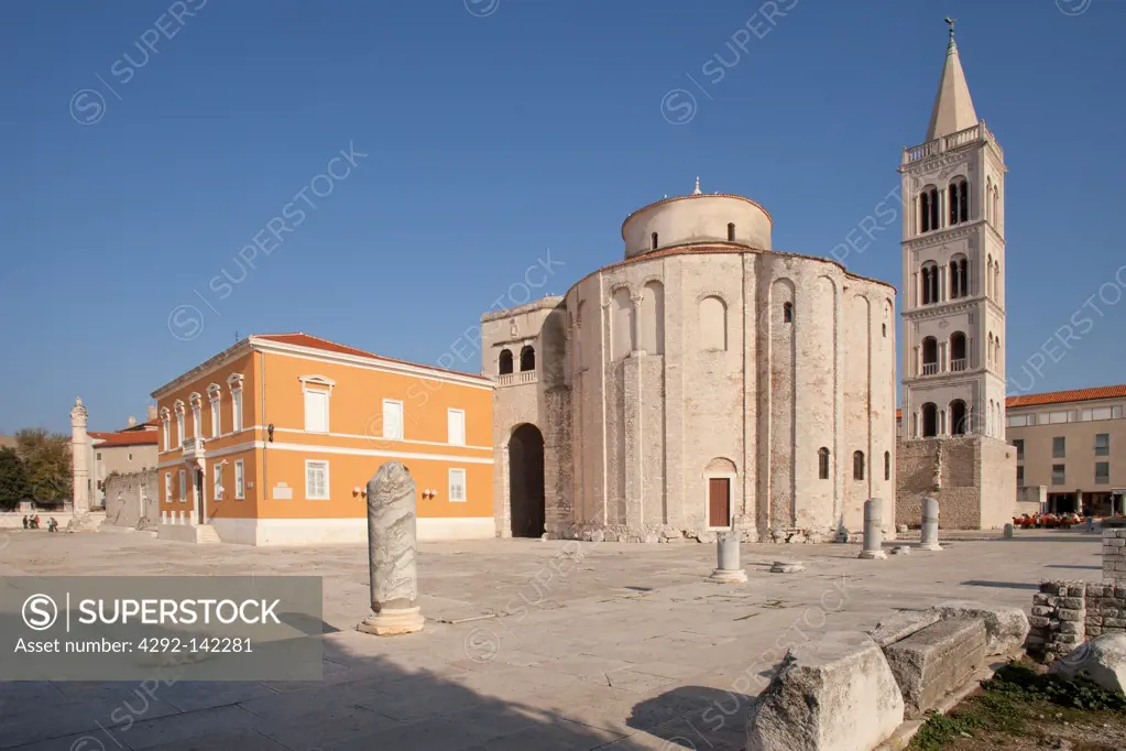 Croatia, Zadar, St.Donato cathedral