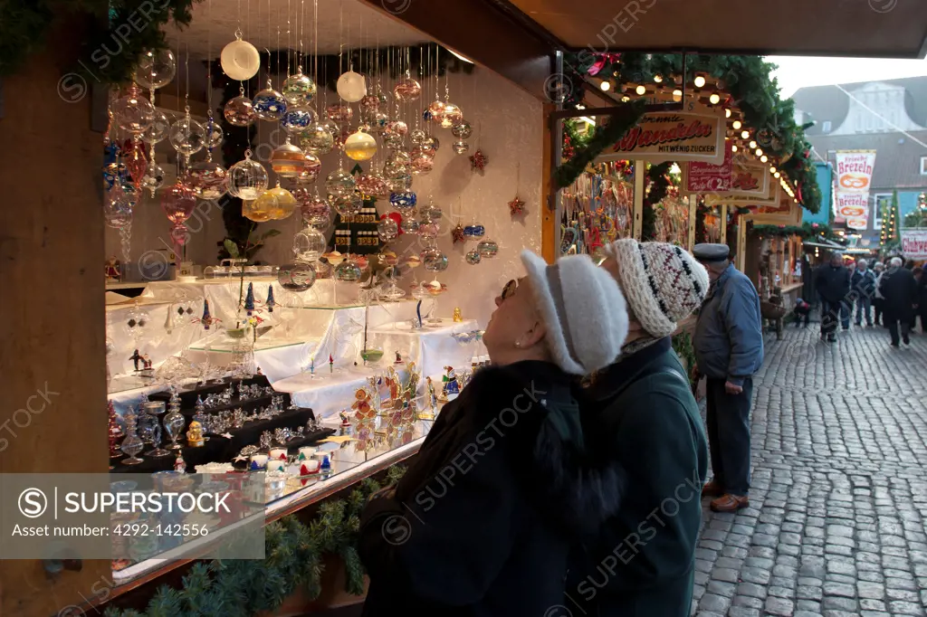 mercati di natale a Lubecca,Germania, Lübeck,Schleswig-Holstein, Germany
