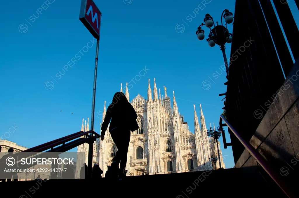 Italy, Lombardy, Milan, the Duomo