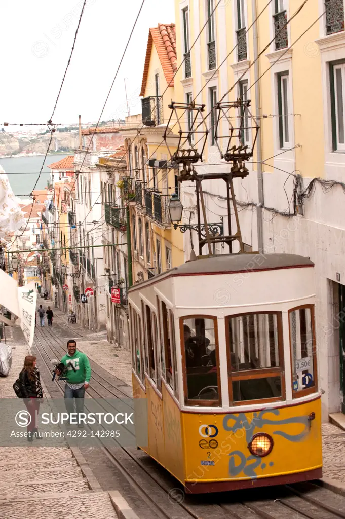 Portugal, Lisbon, Elevador Bica