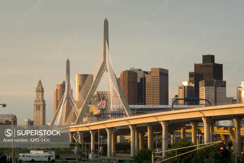 USA, Massachusetts, Boston, Zakim Bridge