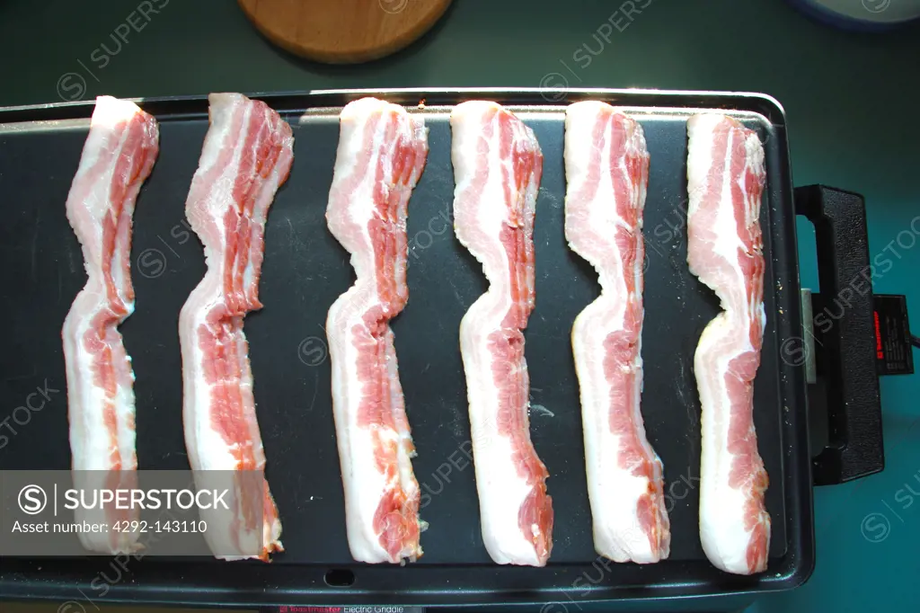 Bacon on Griddle