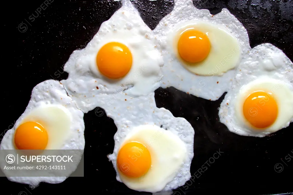 Eggs on Griddle