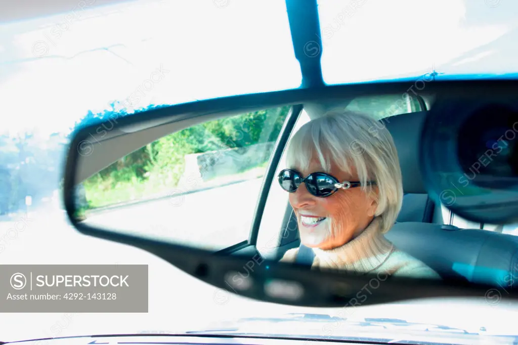 Senior Woman Driving