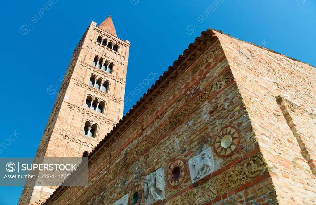 Italy, Codigoro, the Pomposa Abbey XIV century