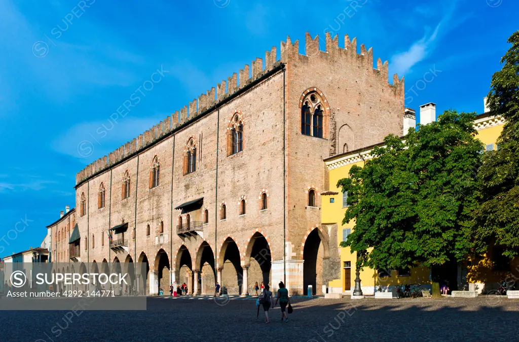 Italy, Mantova, Sordello square, the Ducale palace