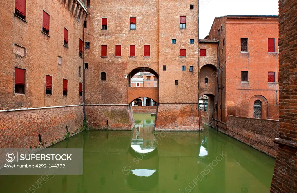 Italy, Ferrara, the Estense castle