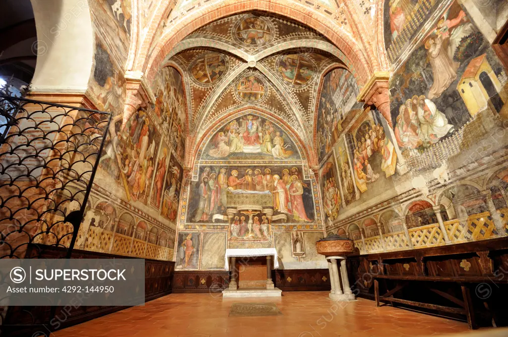 Italy, Emilia Romagna, Castell'Arquato, Collegiata Church