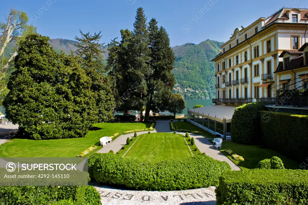 Italy, Lombardy, Cernobbio, Villa d'Este gardens