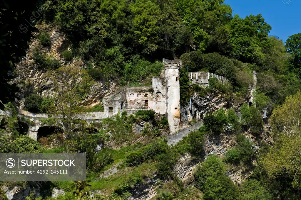 Italy, Lombardy, Cernobbio, Villa d'Este, old fort