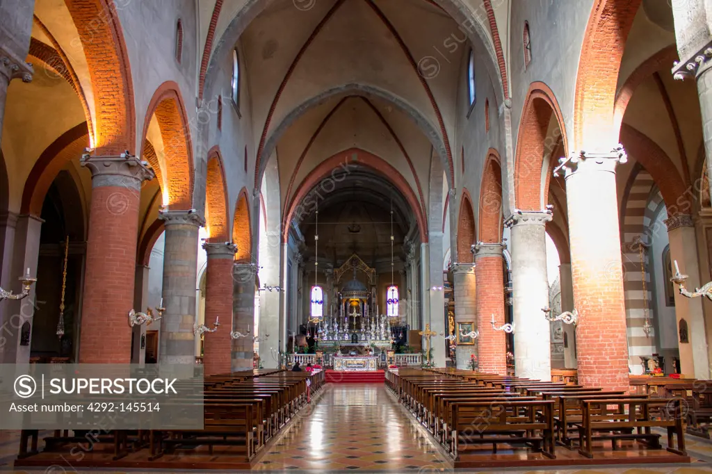 Italy, Lombardy, Milan, Santa Maria del Carmine church indoor
