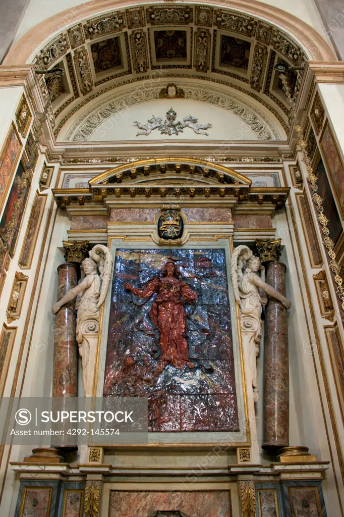 Italy, Lombardy, Milan, San Fedele church indoor detail