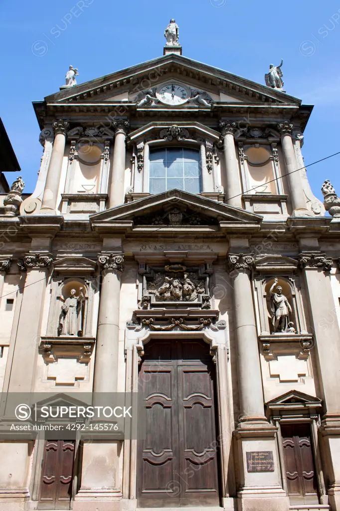 Italy, Lombardy, Milan, Santa Maria alla Porta church