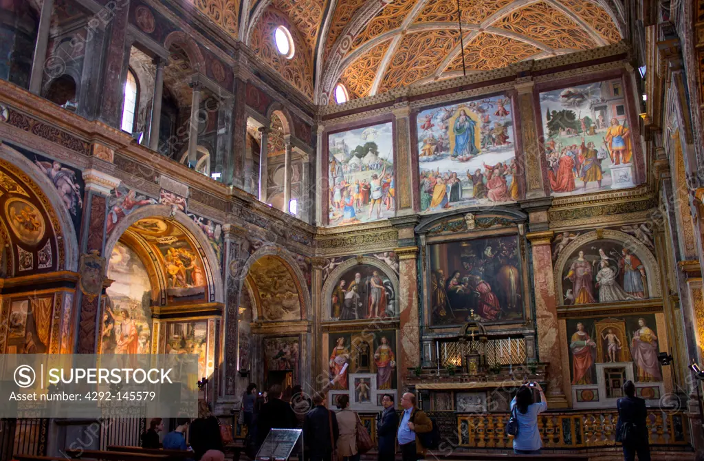 Italy, Lombardy, Milan, San Maurizio Church indoor