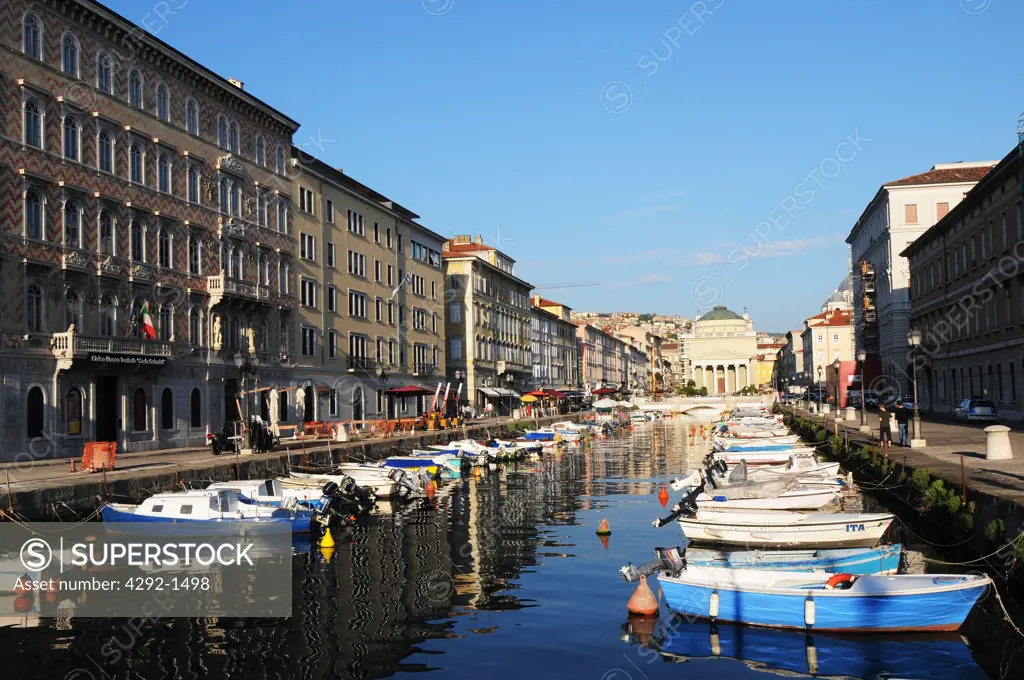 Italy, Friuli Venezia Giulia, Trieste, Canal Grande, San Antonio Nuovo Church