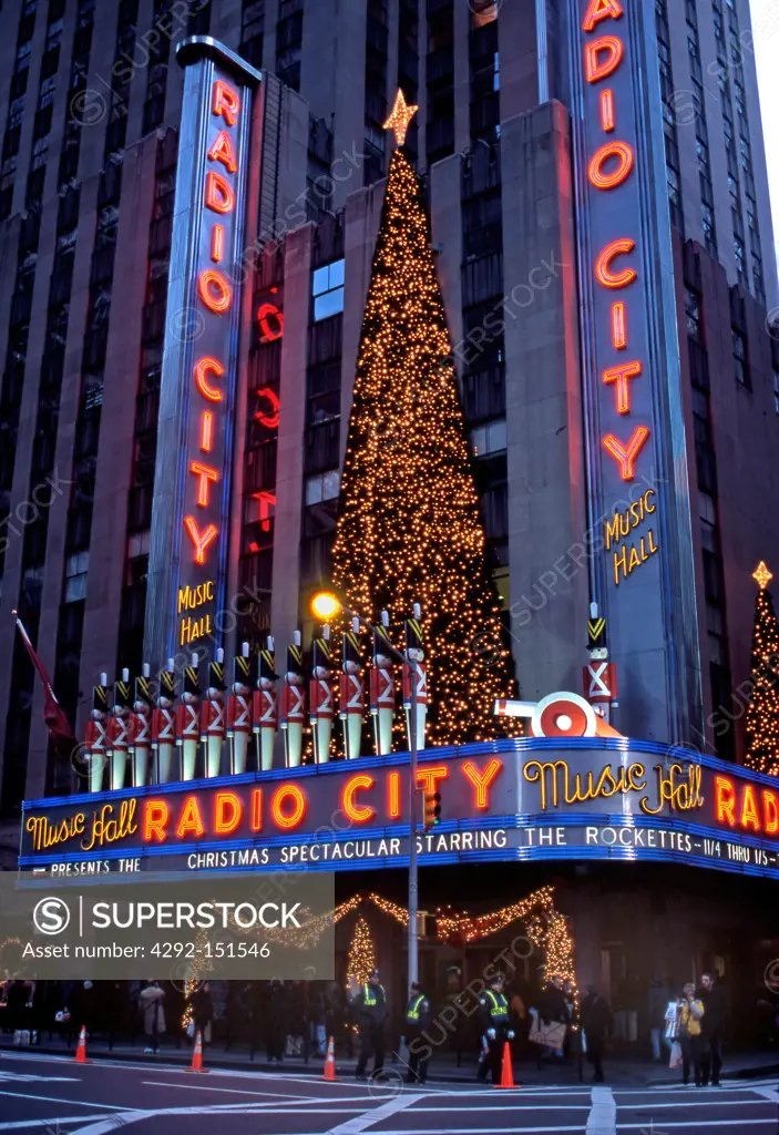 USA,New York City, Radio City Theater