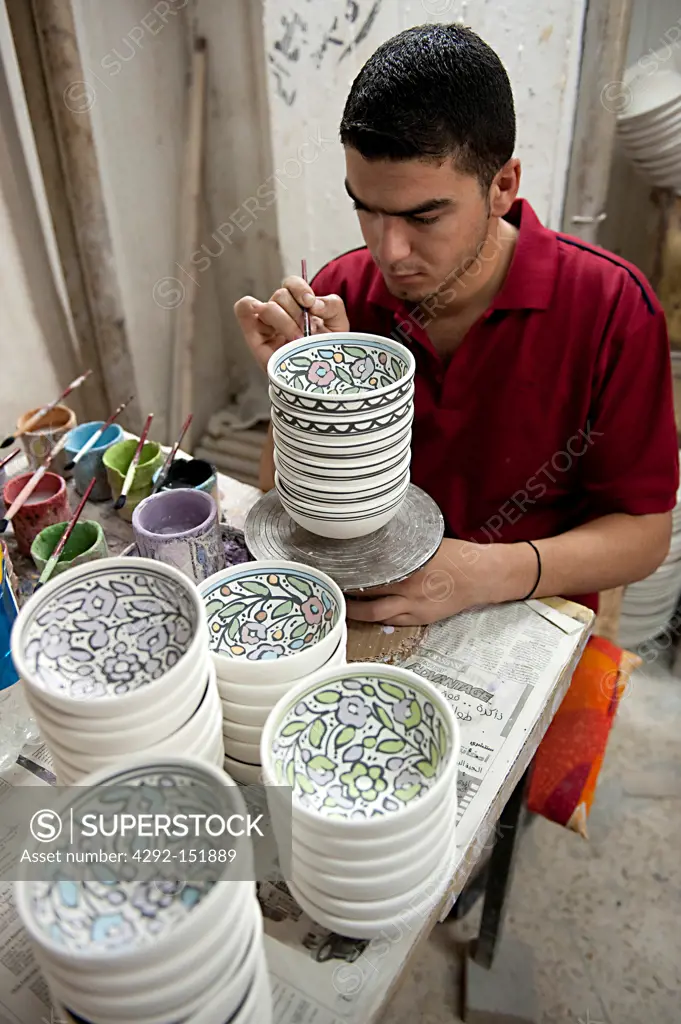 Israel, West Bank, Hebron, Al Salam ceramic factory