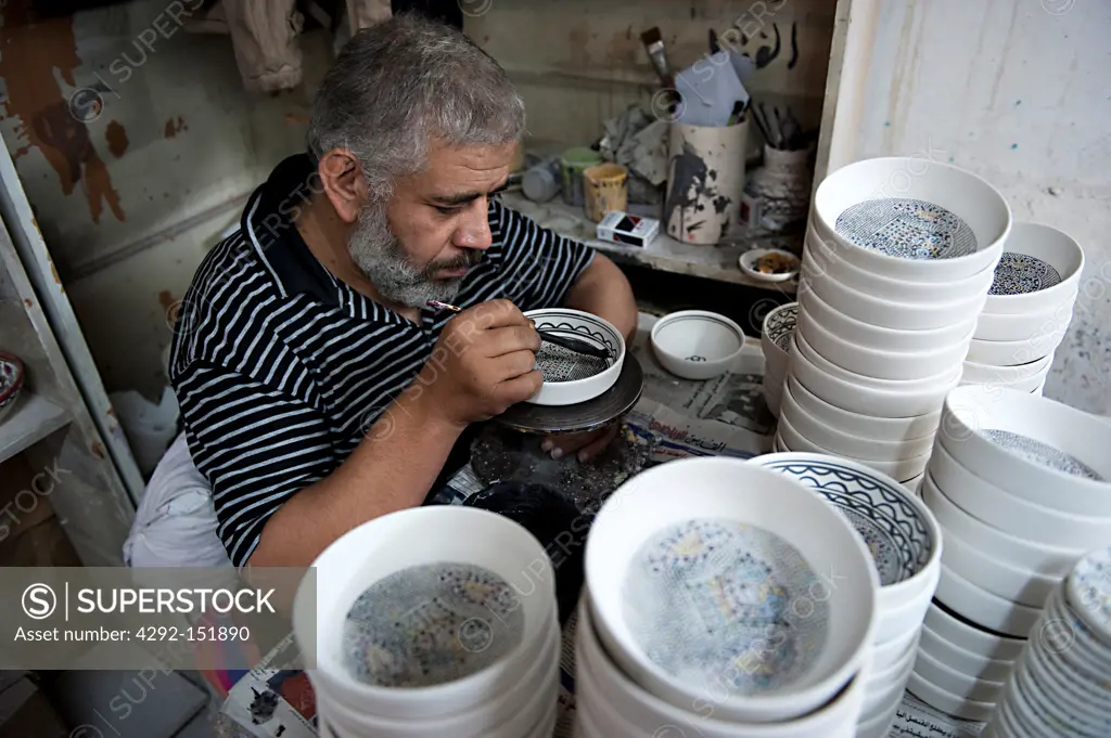 Israel, West Bank, Hebron, Al Salam ceramic factory