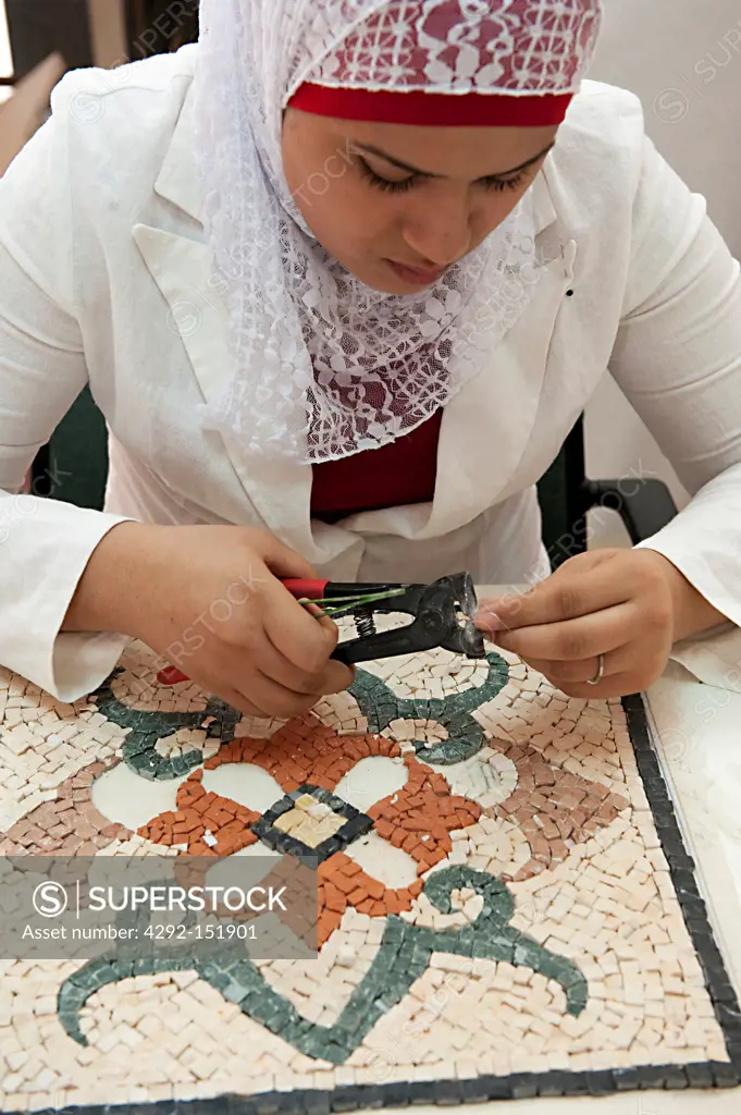 Israel, West Bank, Jericho, mosaic centre